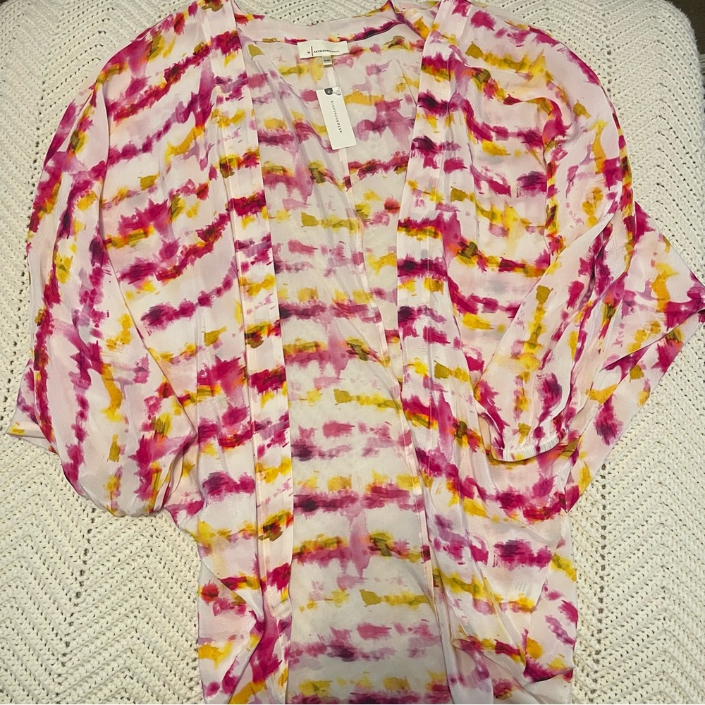 Anthropology Tie Dye Kimono